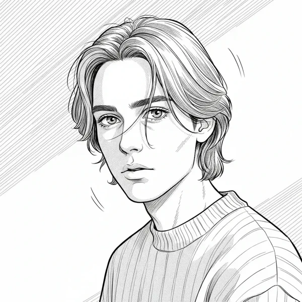 Manga Line Art